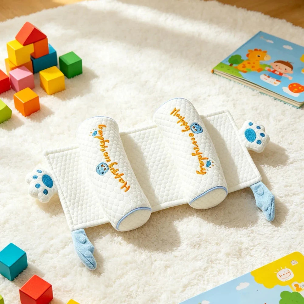 Ultra-Soft Adjustable Infant Head Support pillow- Anti Flat head &amp; Breathable Sleep